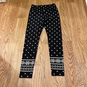 ❄️Lou & Grey Snowflake ❄️ High Rise Essential Leggings Size Small